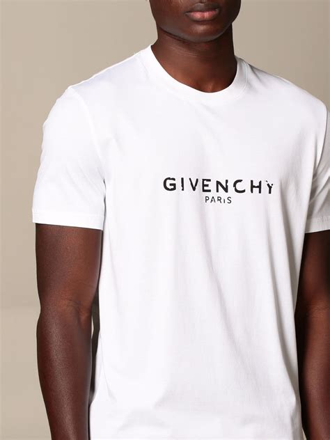 givenchy shirt logo white|Givenchy t shirt price.